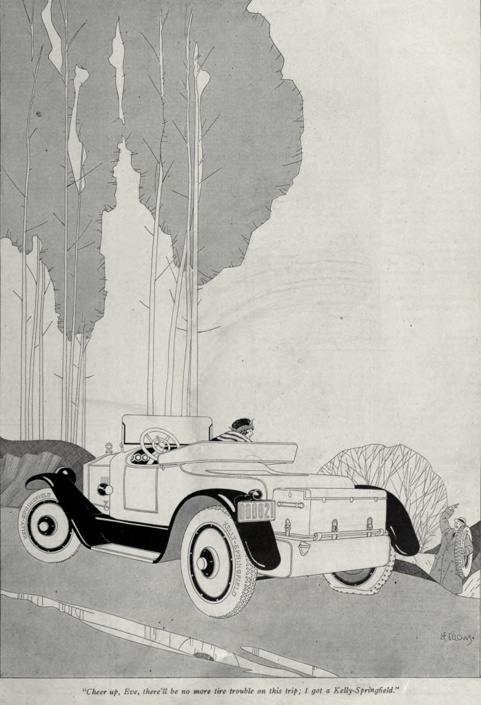 Kelly Springfield Tires Advertisement circa 1920
