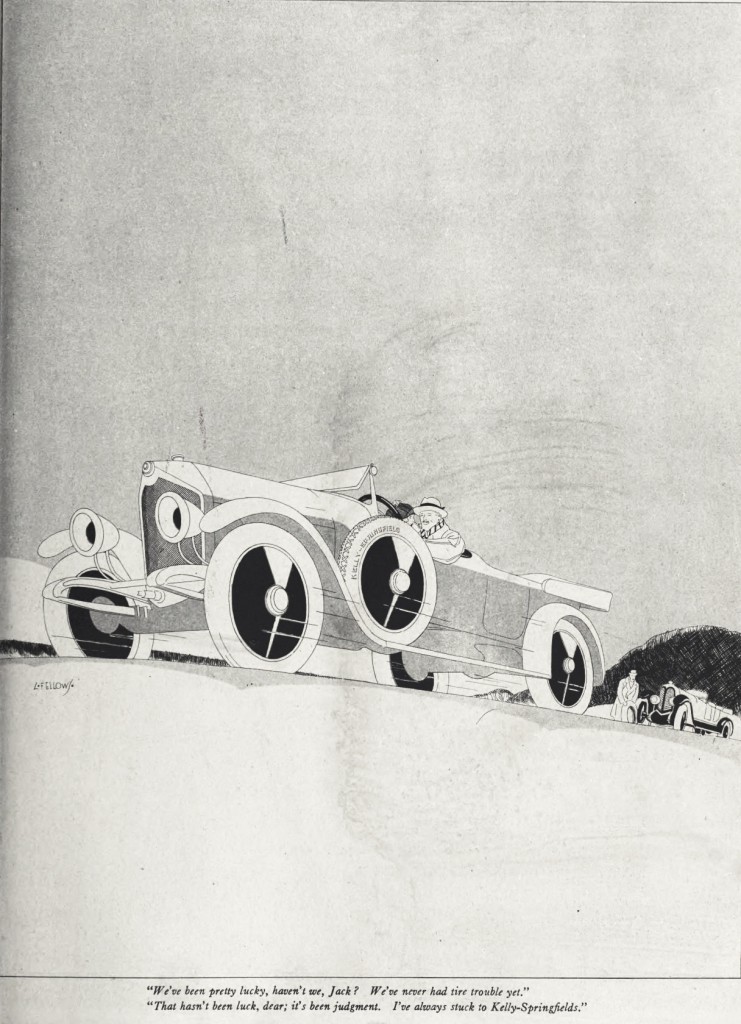 Kelly Springfield Tires Advertisement circa 1921