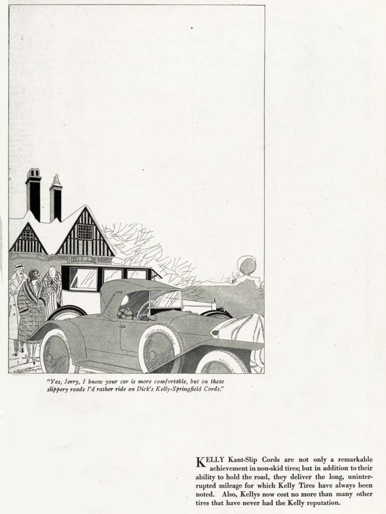 Kelly Springfield Tires Advertisement circa 1922