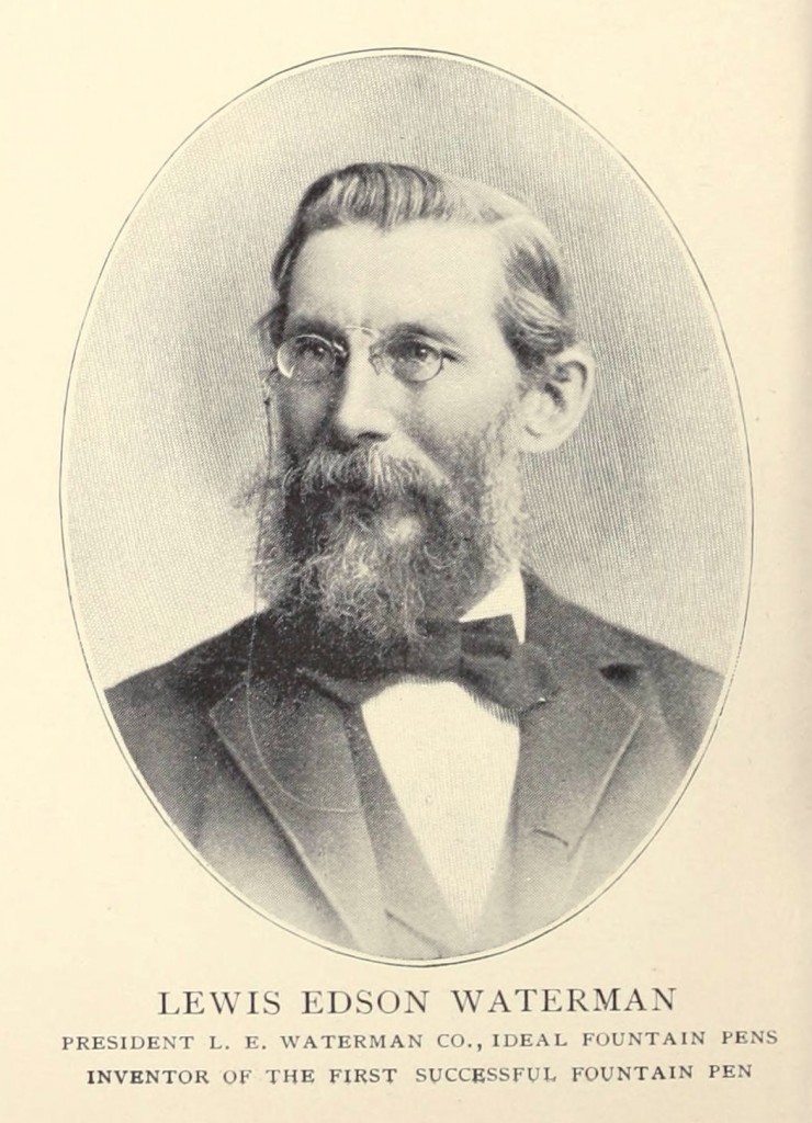 Portrait - Lewis Edson Waterman, President of Waterman Pens