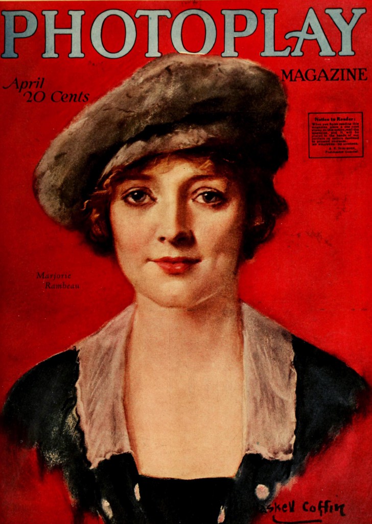 Marjorie Rambeau Photoplay Cover Portrait 1919