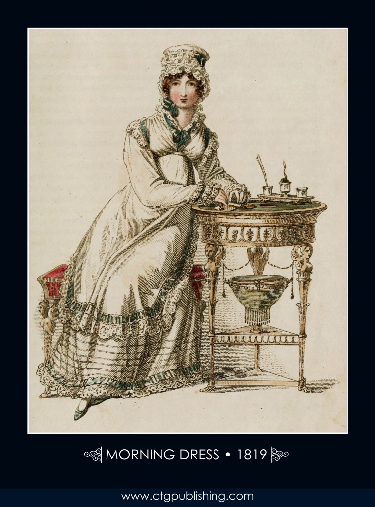Morning Dress circa 1819 - London Fashion Designs