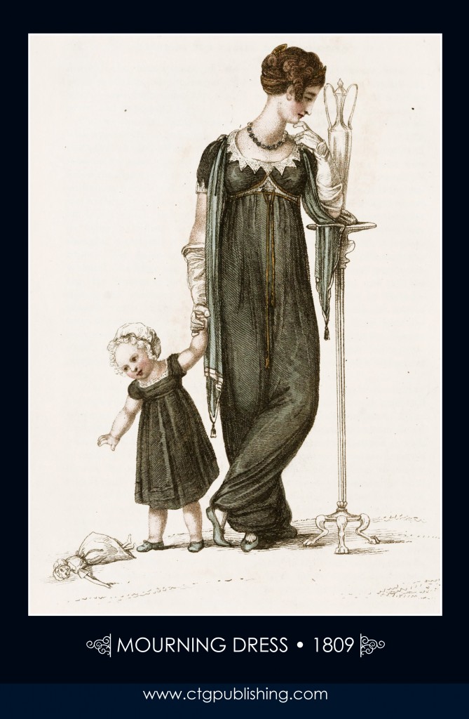 Mourning Dress circa 1809 - London Fashion Designs