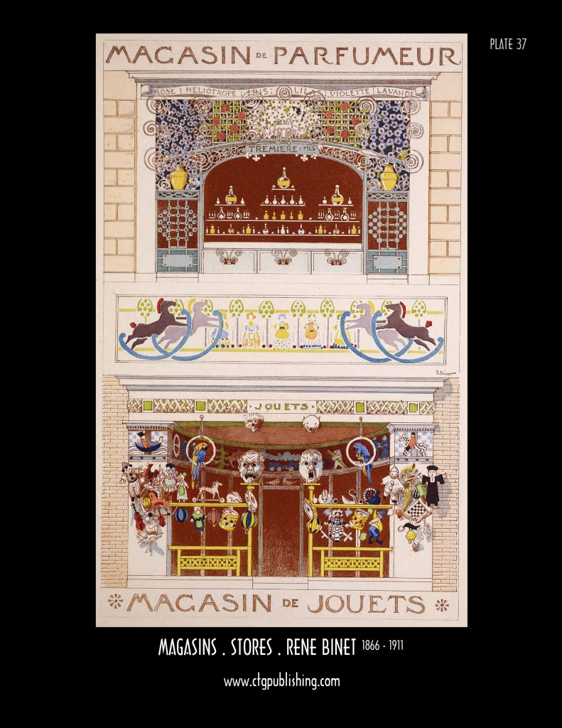 Perfume and Toy Stores - Art Nouveau Design by Rene Binet