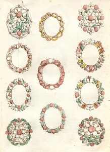 Shoe Buckle Designs - France - Circa 1762