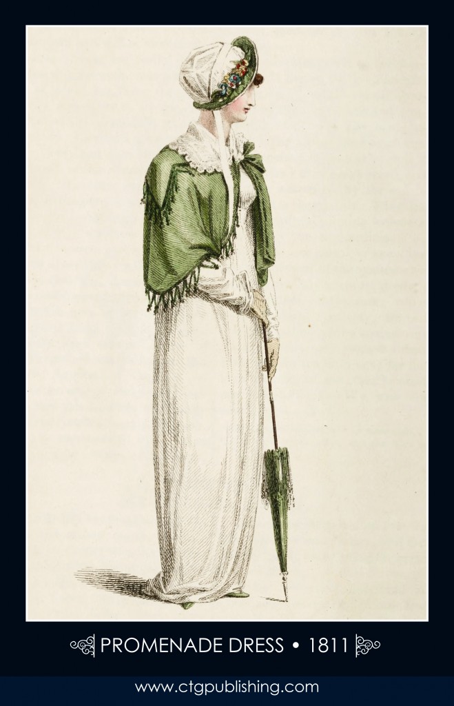 Promenade Dress circa 1811 - London Fashion Designs