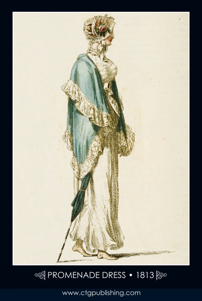 Promenade Dress circa 1813 - London Fashion Designs