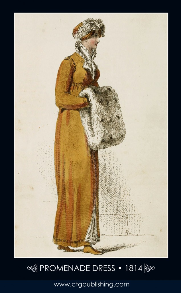 Promenade Dress circa 1814 - London Fashion Designs