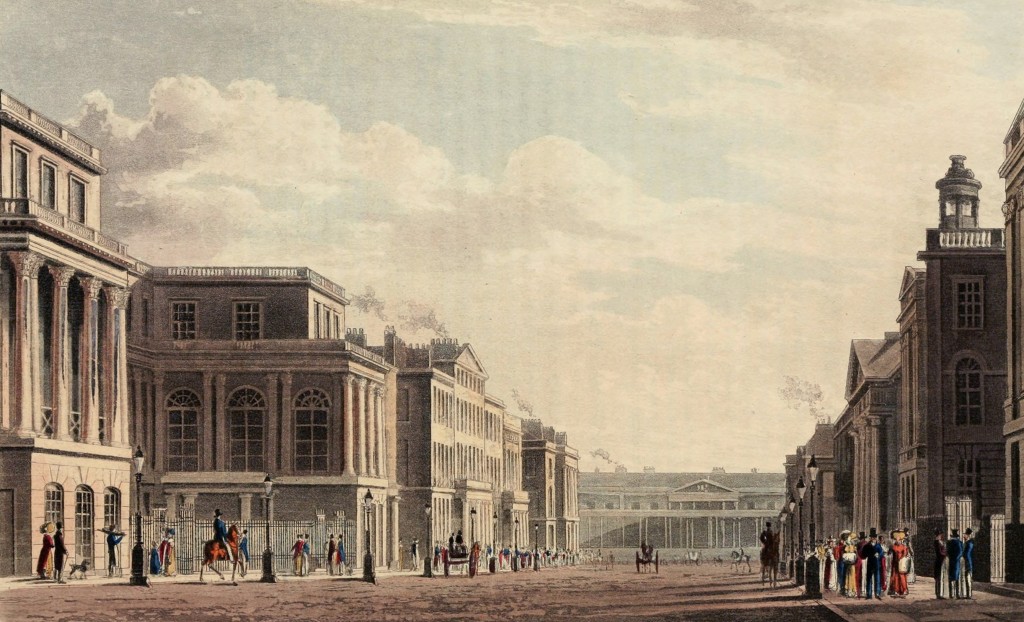 Regent Street, London circa 1822
