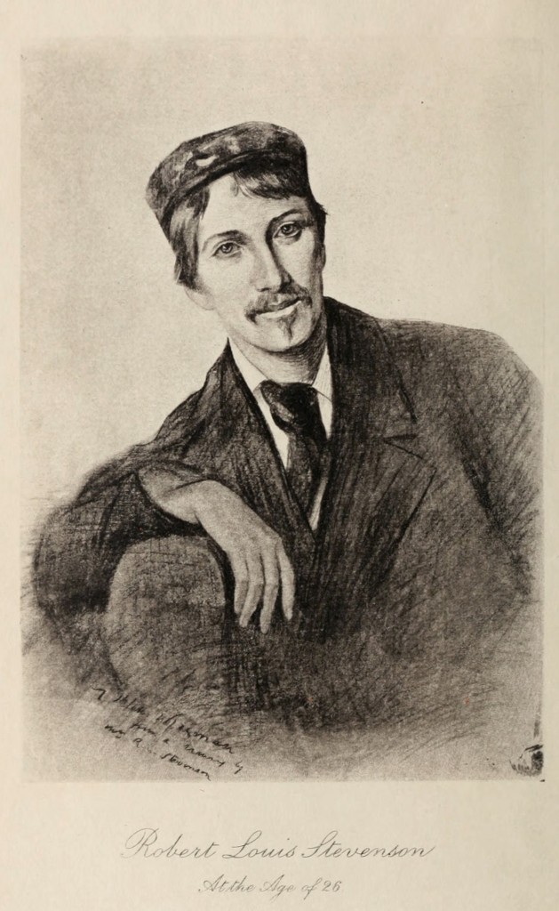 Portrait of Robert Louis Stevenson Age 26