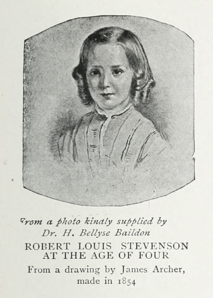 Robert Louis Stevenson Portrait Age 4
