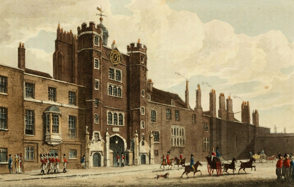 St. James Palace, London circa 1812