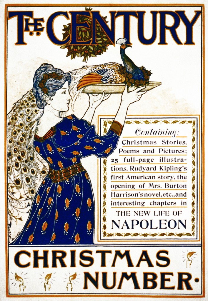 The Century Magazine Cover Christmas 1894 by Louis Rhead
