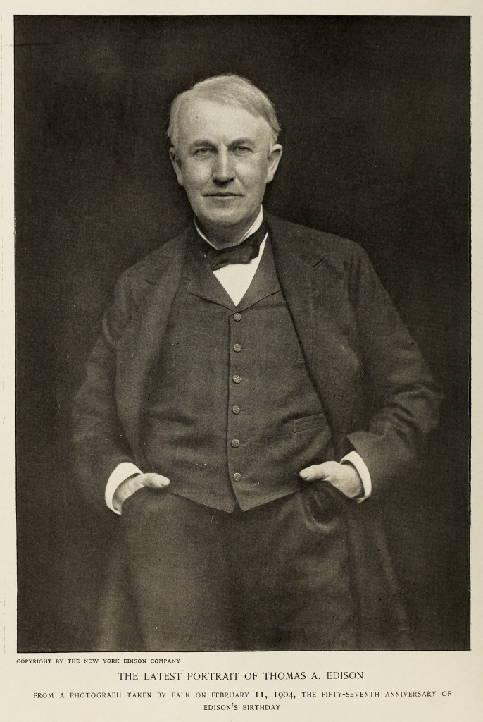 Thomas Edison Portrait circa 1904