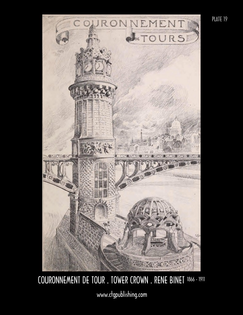 Tower Crown - Art Nouveau Design by Rene Binet