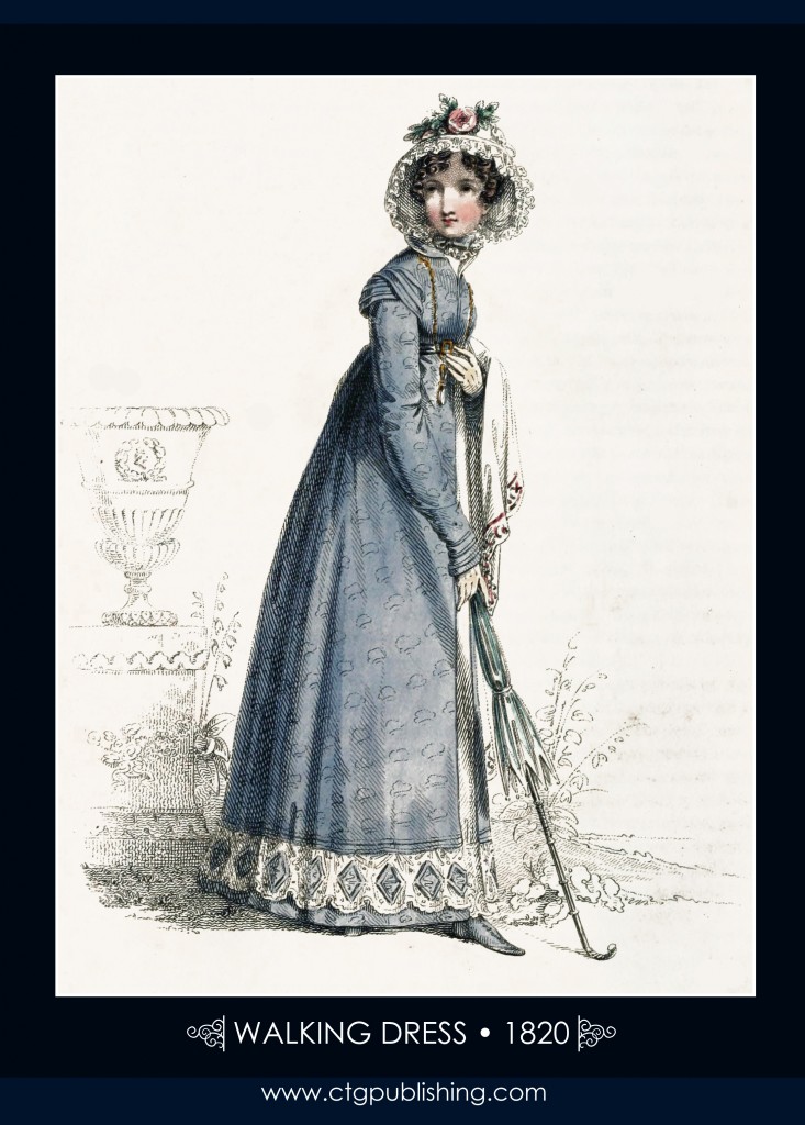Walking Dress circa 1820 - London Fashion Designs