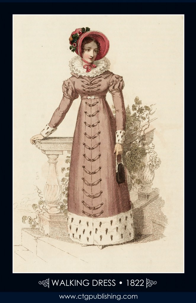 Walking Dress circa 1822 - London Fashion Designs