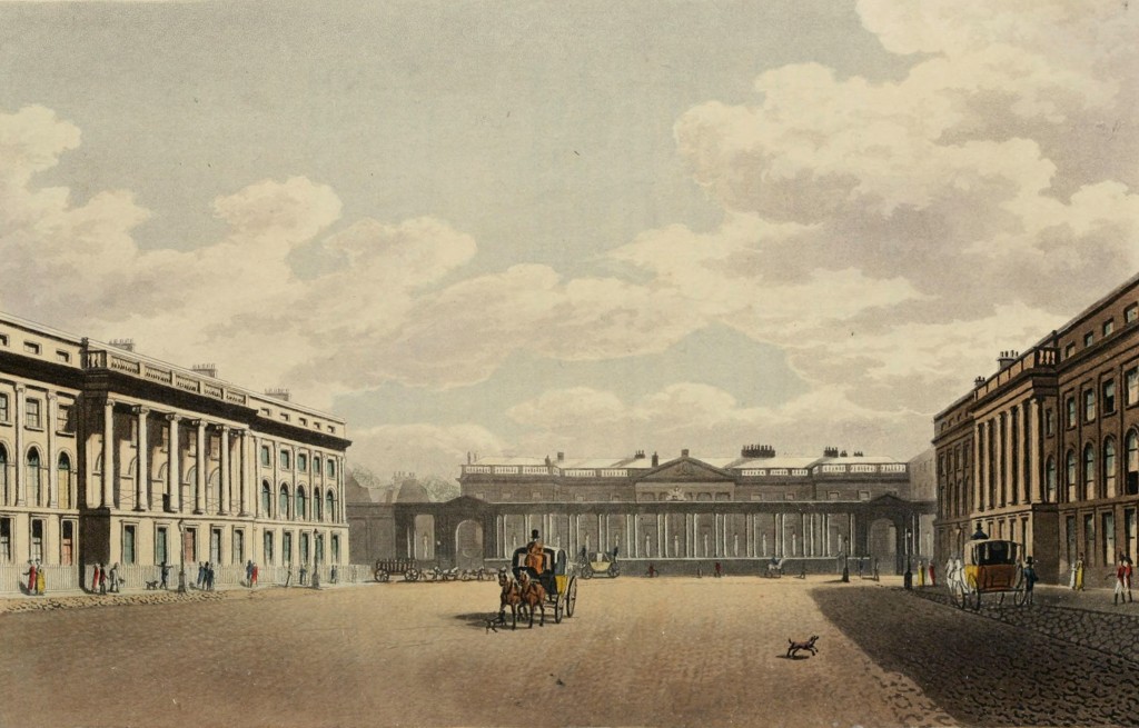 Waterloo Place, London circa 1822