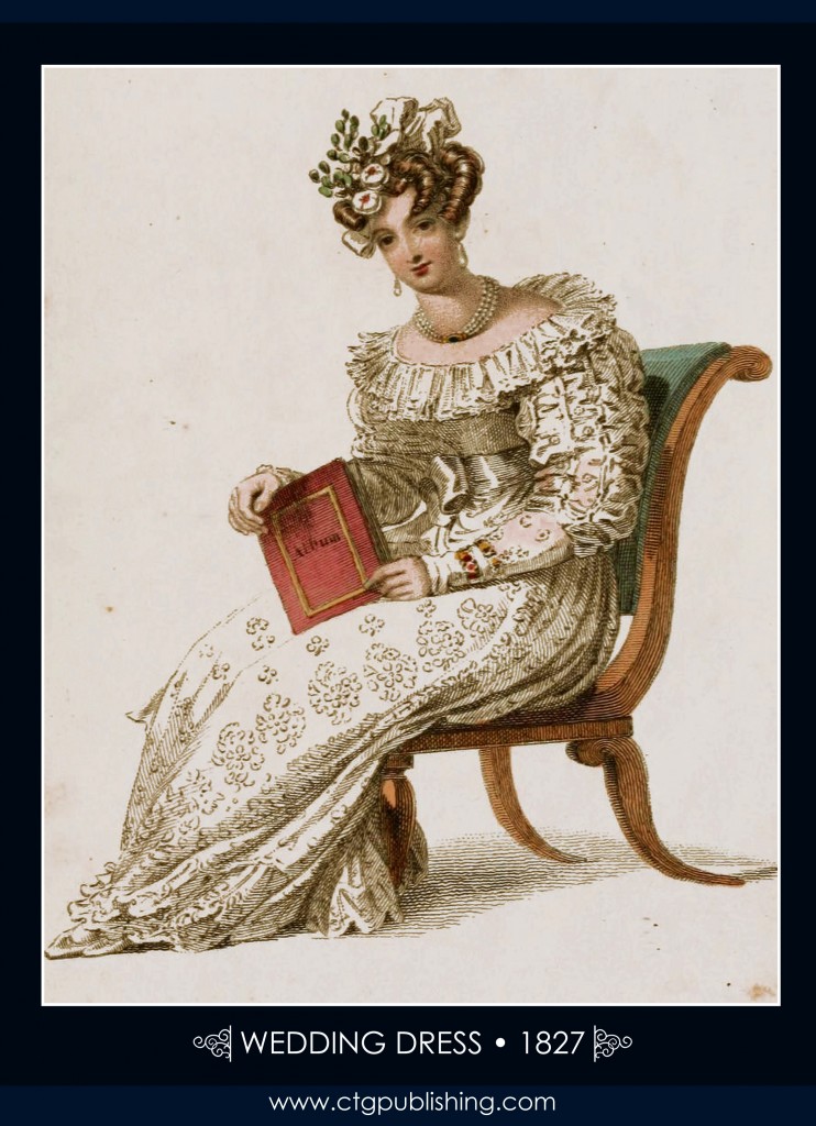 Wedding Dress circa 1827 - London Fashion Designs