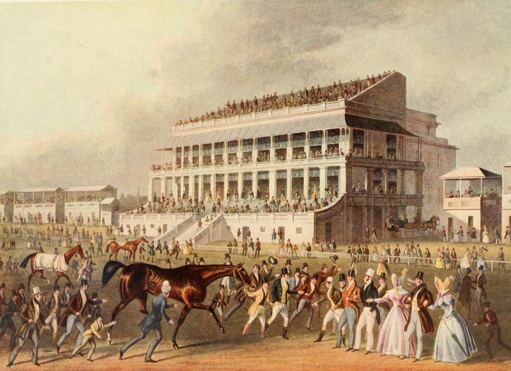 Epsom Grand Stand The Winner Of The Derby Race By R G Reeve After James Pollard