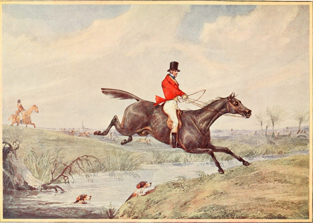 Fox Hunting - Leaping The Brook - After Henry Aiken