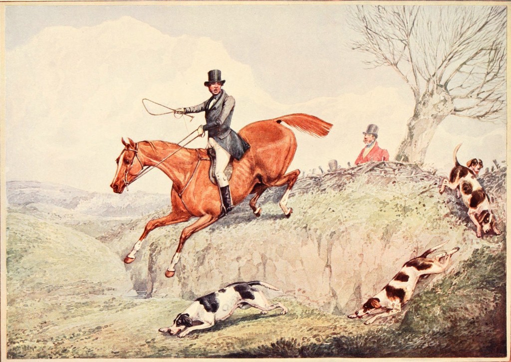 Fox Hunting - The First Over - After Henry Aiken