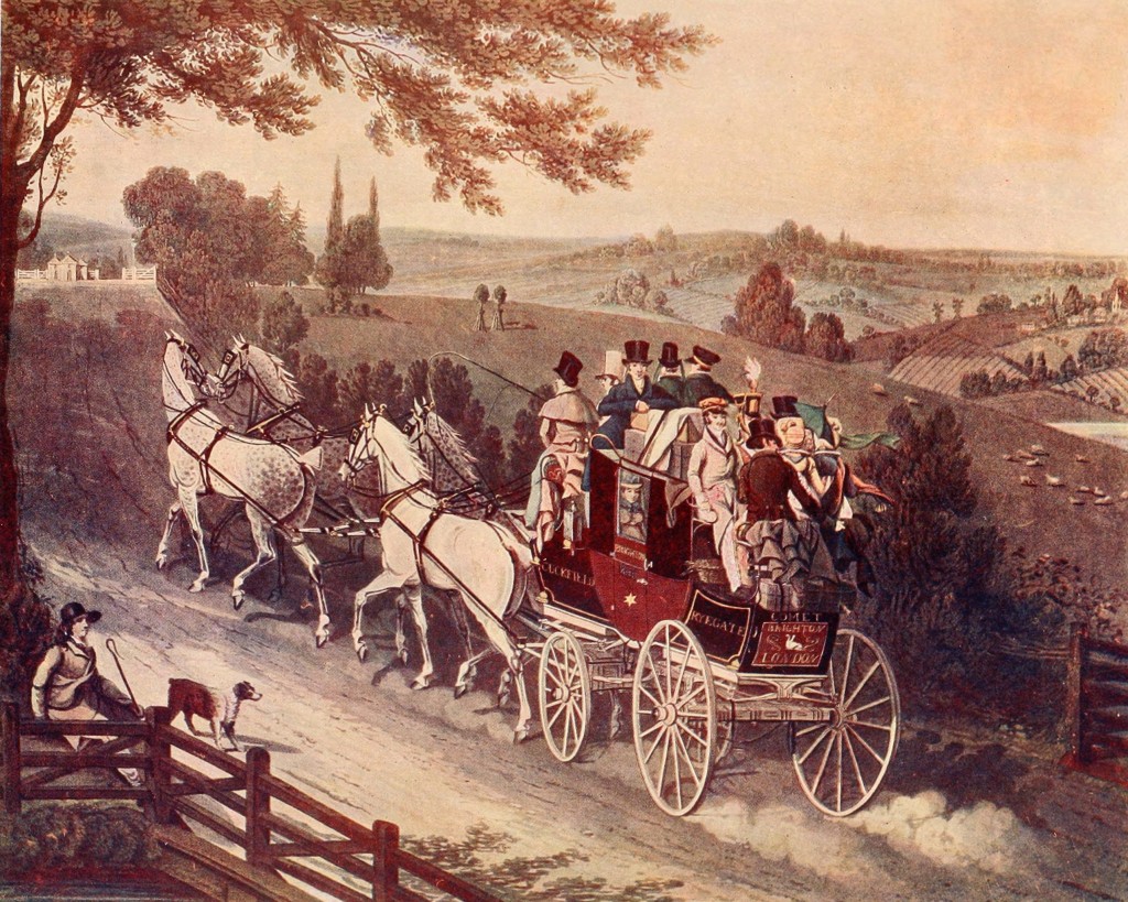 Stage Coach By Dubourg After James Pollard