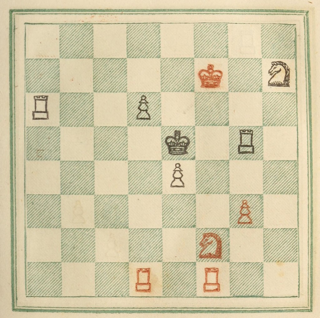 Chess Game - Red to Win in Three Moves - Board No. 1