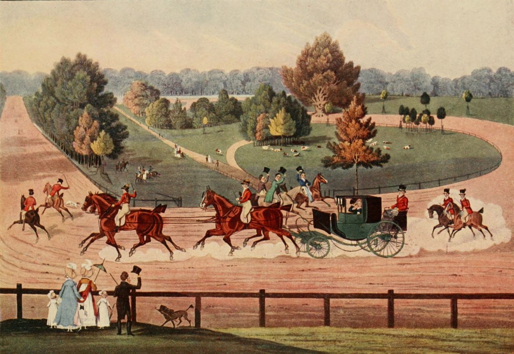Illustration - King George IV in Hyde Park London