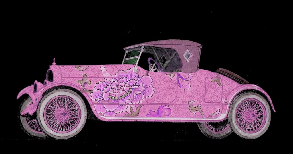 Purple Floral Car - CTG Publishing Adapted Marmon 34  Car Advertisement circa 1920