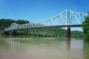 Pictures of the Sewickley Bridge, Sewickley PA in May 2014