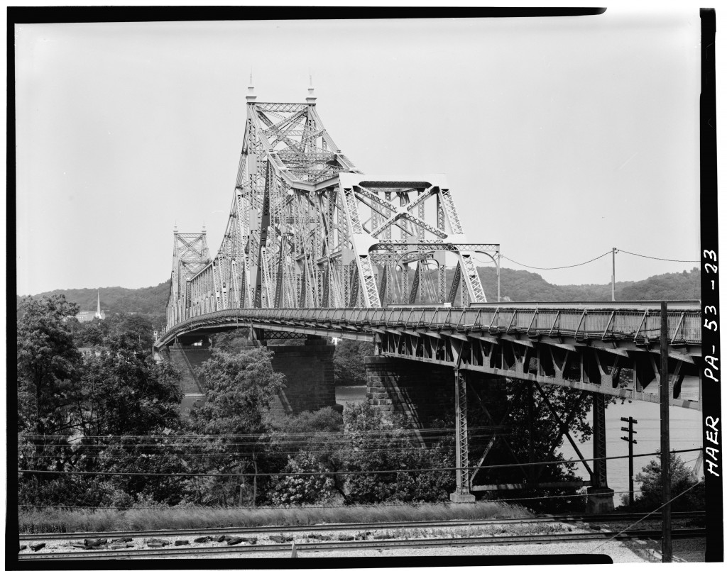 Sewickley Bridge No 1 - 1911 to 1980 - Old Photograph