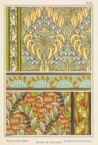 Maurice Pillard Verneuil Art Nouveau Illustration: Solomons Seal - Sceau De Salomon - Salomons Siegel