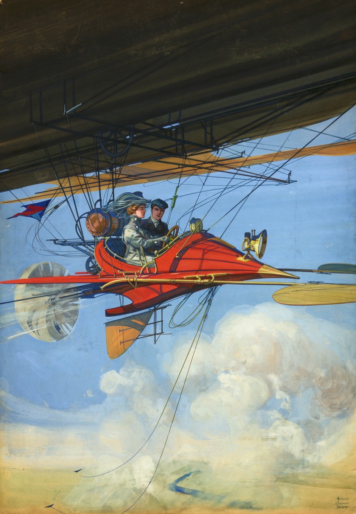 The Future of Air Travel circa 1900 by Harry Grant Dart