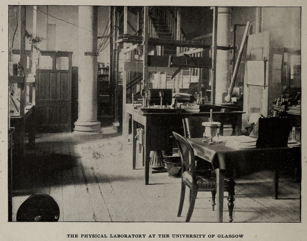 Laboratory at Glasgow University from Cassier's 1899
