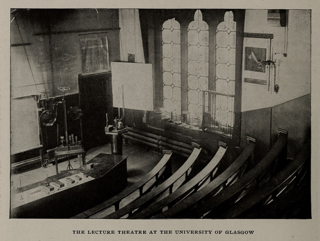 Lecture Room Glasgow University from Cassier's 1899