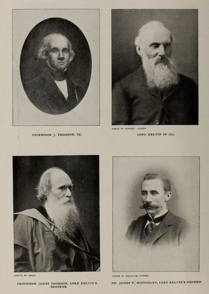 Lord Kelvin Family Portraits from Cassier's 1899