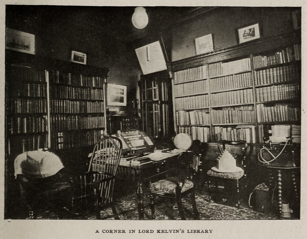 Lord Kelvin's Library from Cassier's 1899