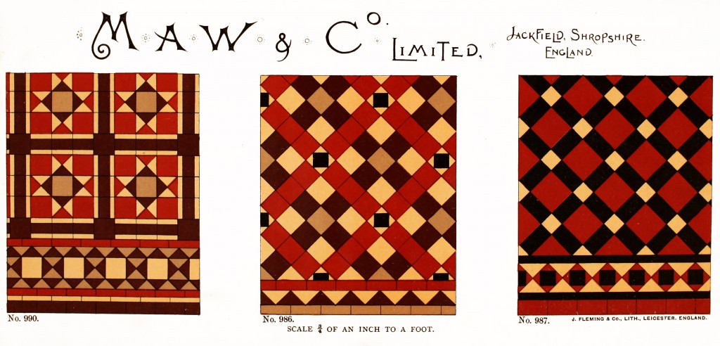 Maw and Co. Tile Design No 3 circa 1890-1900
