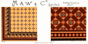 Maw and Co. Tile Design No 7 circa 1890-1900