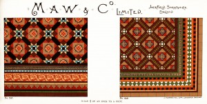 Maw and Co. Tile Design No 8 circa 1890-1900