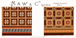 Maw and Co. Tile Design No 10 circa 1890-1900
