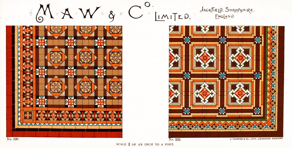 Maw and Co. Tile Design No 11 circa 1890-1900