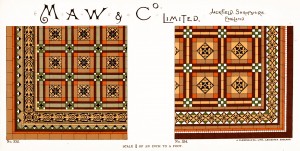 Maw and Co. Tile Design No 13 circa 1890-1900