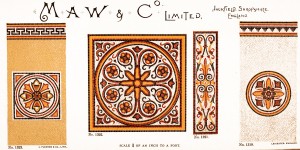 Maw and Co. Tile Design No 14 circa 1890-1900