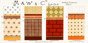 Maw and Co. Tile Design No 16 circa 1890-1900