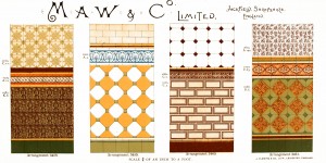 Maw and Co. Tile Design No 17 circa 1890-1900