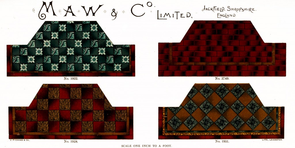 Maw and Co. Tile Design No 21 circa 1890-1900