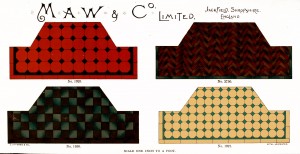 Maw and Co. Tile Design No 22 circa 1890-1900