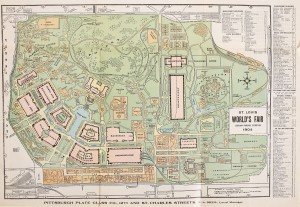 St. Louis World's Fair Map 1904